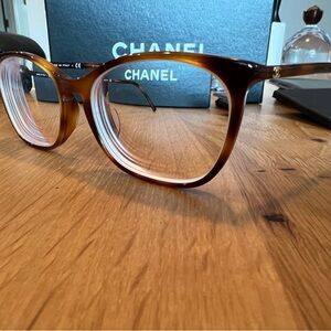 Chanel 3281 c.1295 Tortoise Eyeglasses Frames - with box
